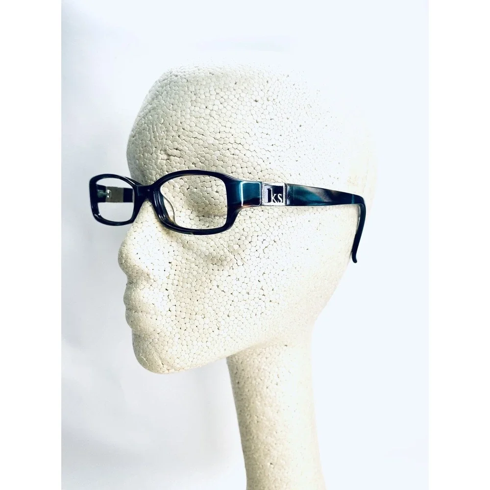 Kate Spade Pearl Brown Blue Tortoise Rectangular Eyeglasses Italy 0IC8 51 16 130